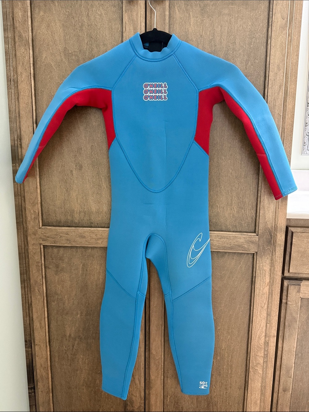 O'Neill Bright Blue and Red Kids Full Wetsuit